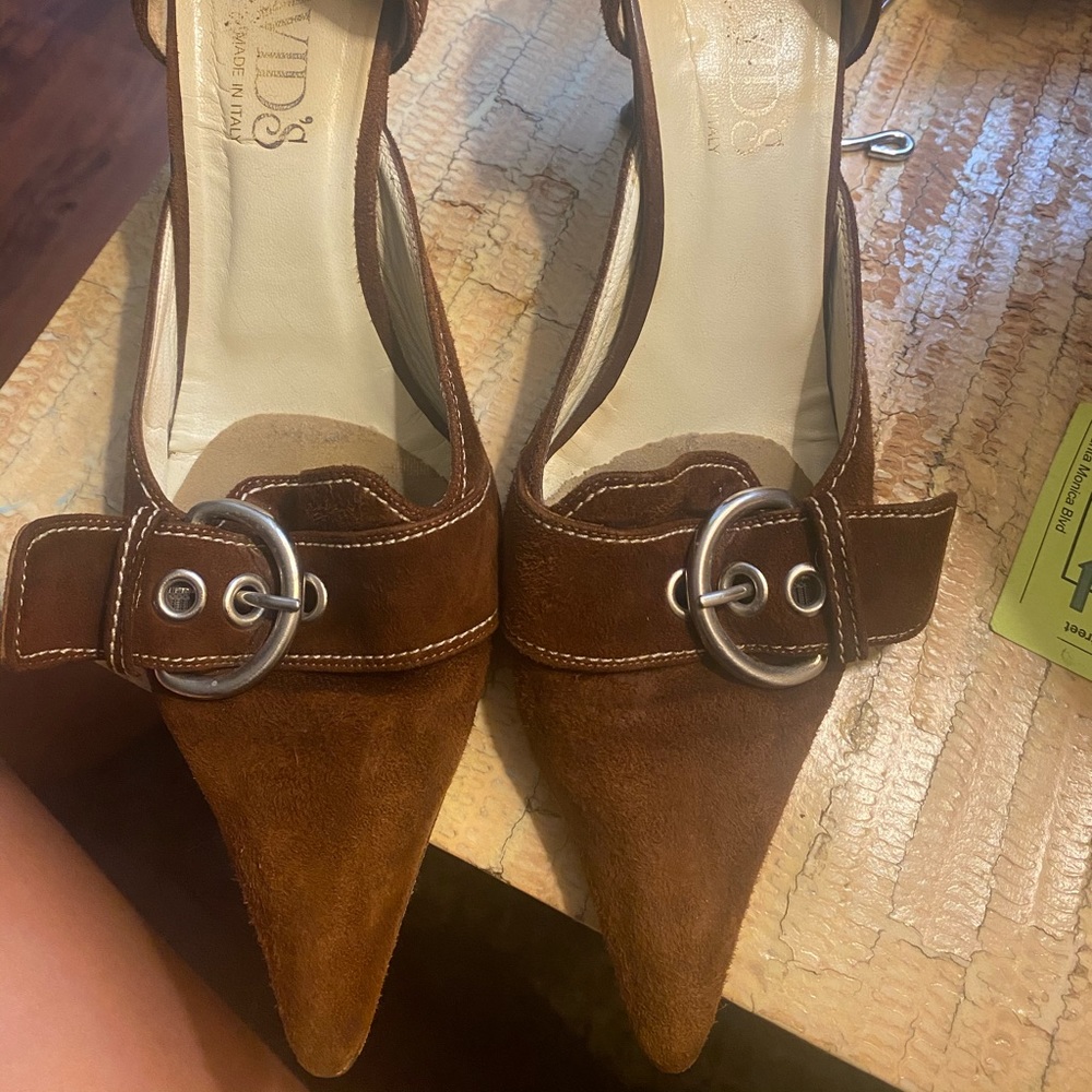 Vintage suede David’s Heels